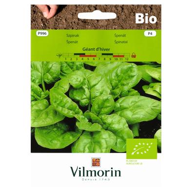 Spinach Géant D'hiver Organic 10g -