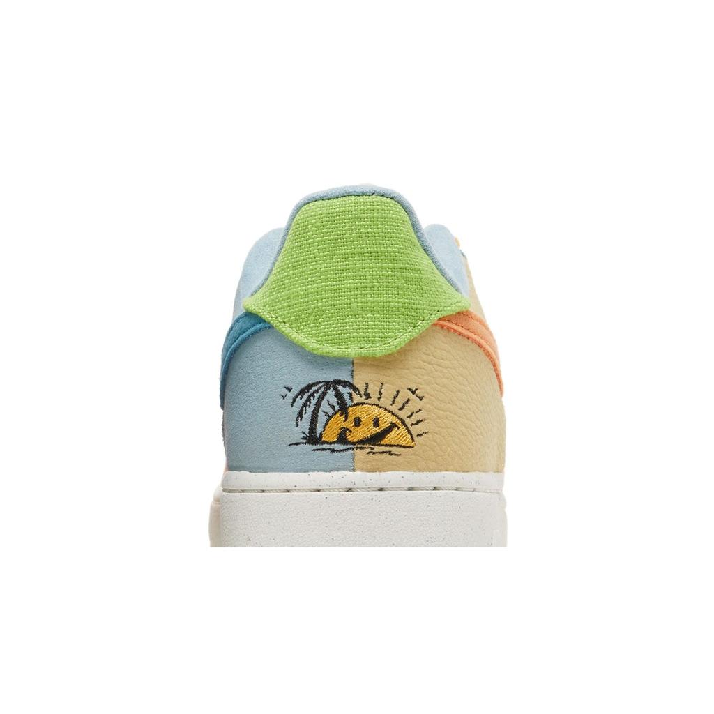 Nike Air Force 1 Low '07 LV8 Next Nature Grade School 'Sun Club - Multi' (Unisex) Sanded Gold / Wheatgrass / Light Madder Root / Hot Curry