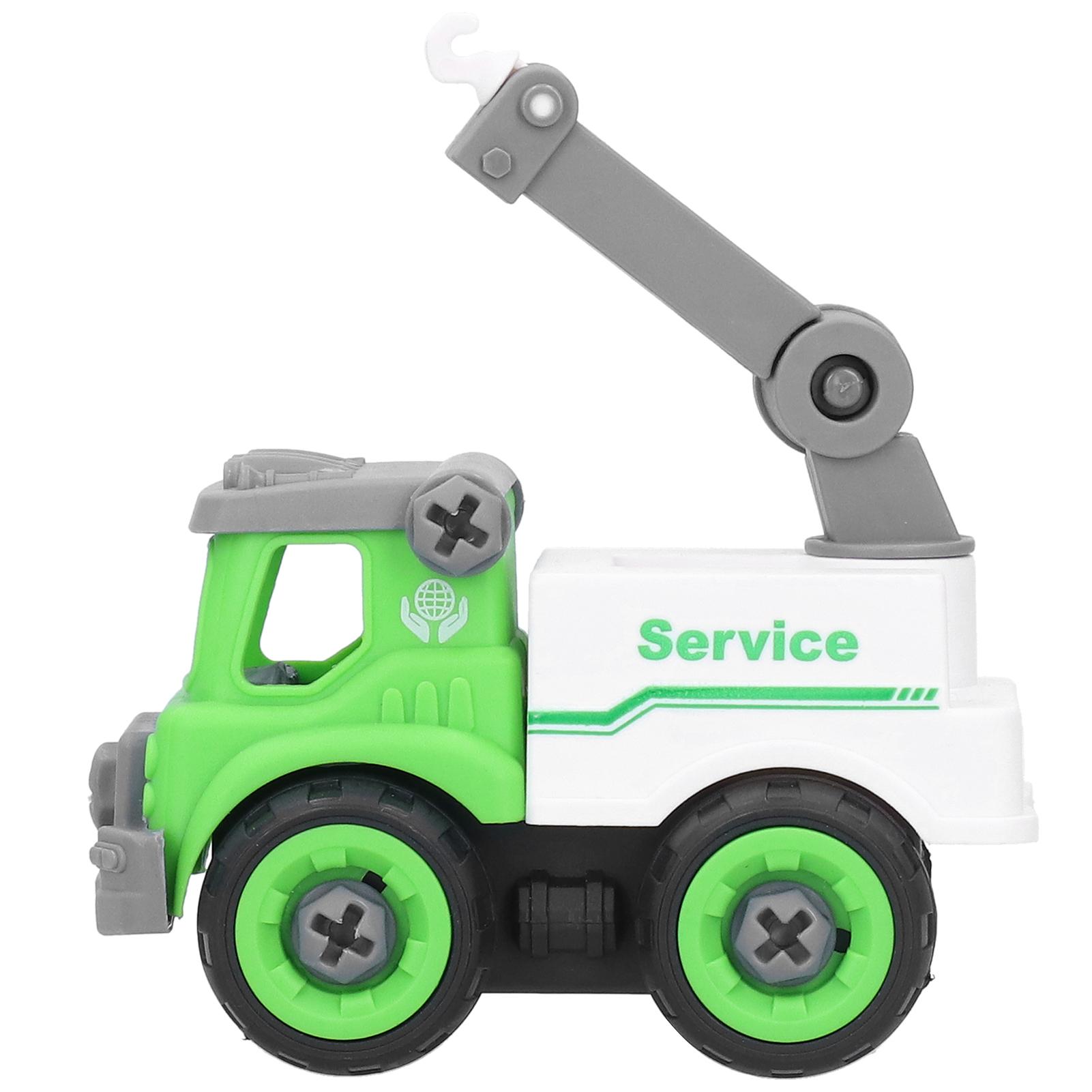 Take Toy Nut Assembly Construction Building Engineering Crane Vehicle Toy