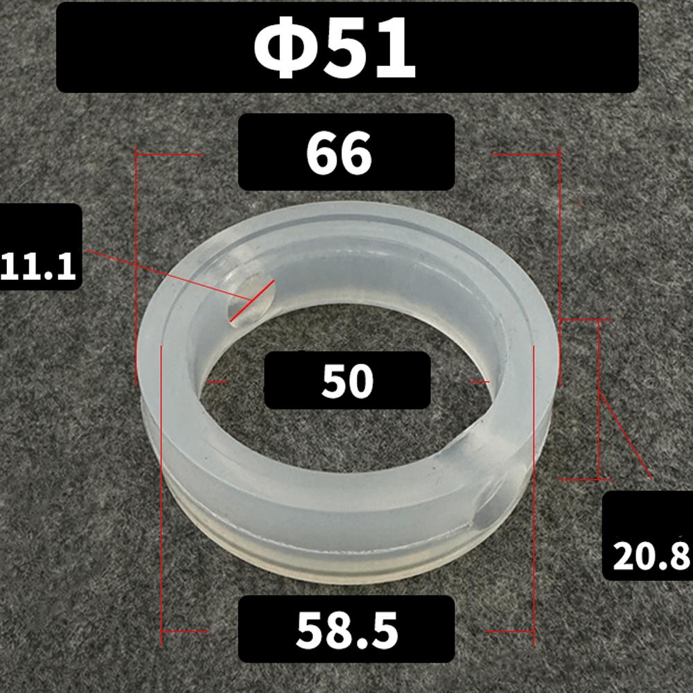 38 51 63 76 102mm EPDM Slicone Santiary Seal Gasket Replacement For 1.5" 2" 2.5" 3" 4" Tri Clamp Butterfly Valve Homebrew