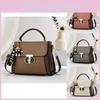 Trendy Colorful Small Handbag For Women 2024 Stylish Pu Material Crossbody Bag