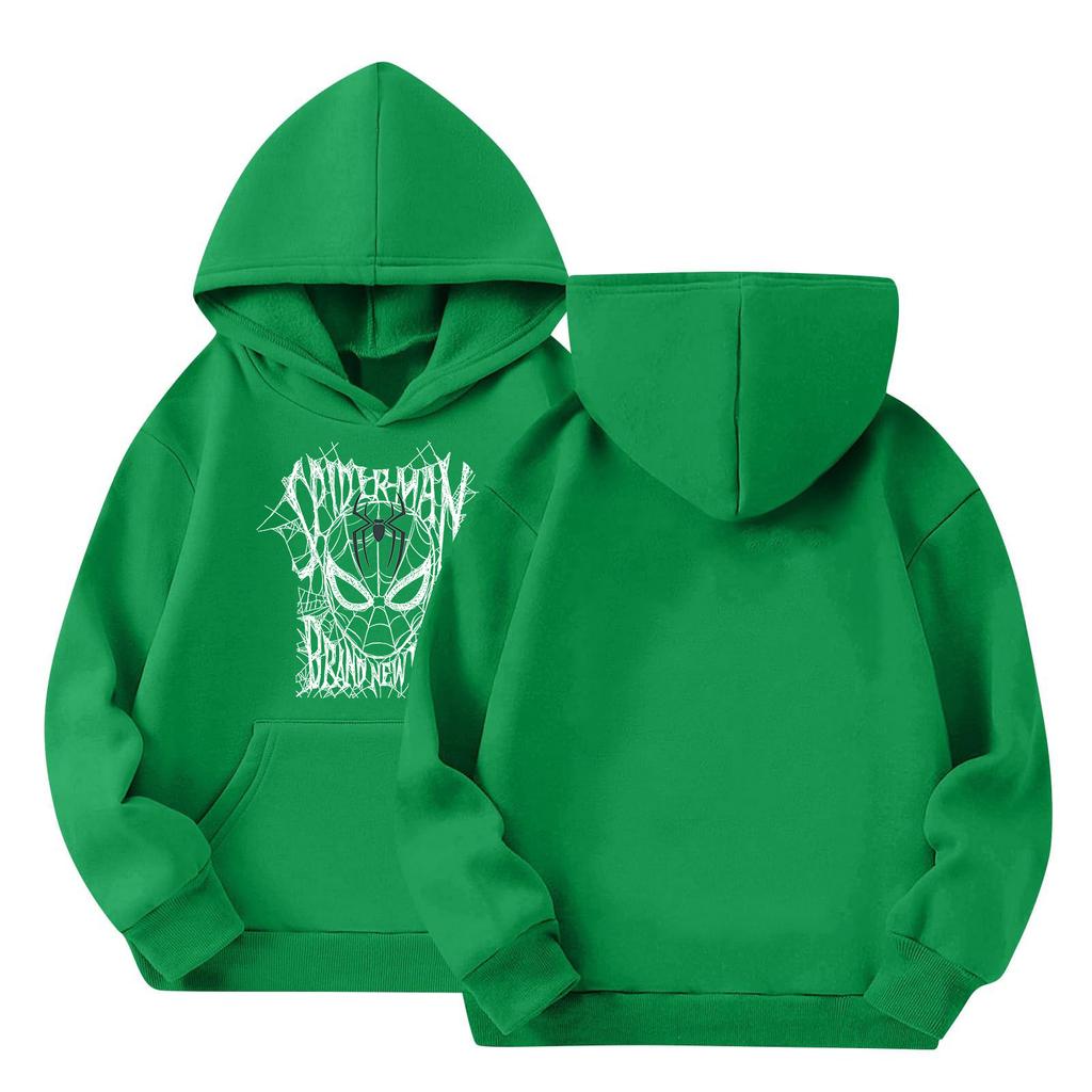 Kids Long Sleeve Pullover Sweatshirt, Loose Fit Letter Print Top for Boys and Girls