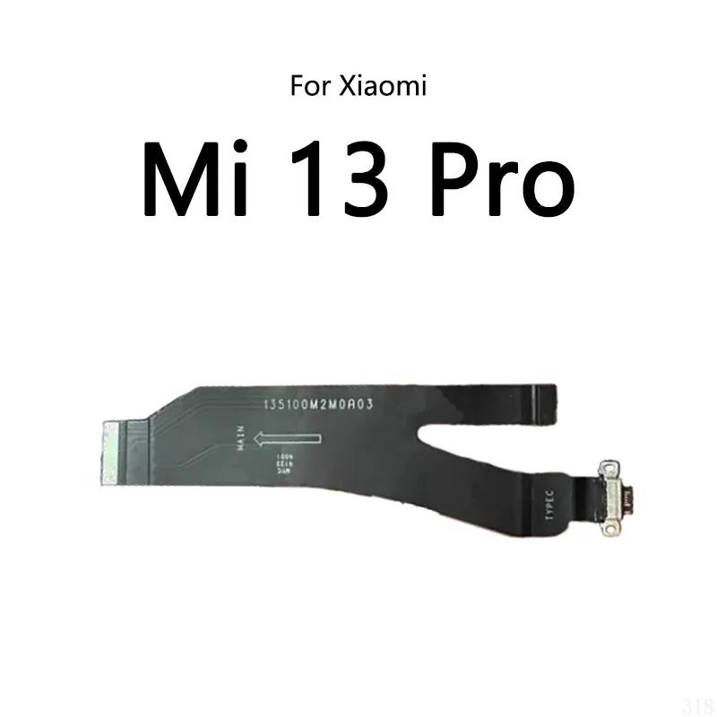 USB Charging Dock Port Socket Jack Connector Charge Board Flex Cable For Xiaomi Mi 13 Pro