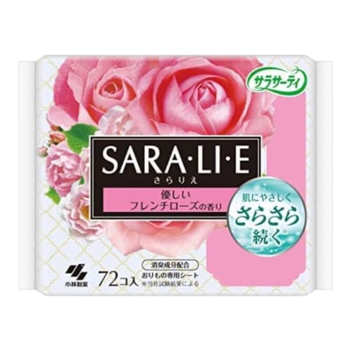 Bulk Purchase: Sarasaty Sararie SARAELIEE Panty Liners, Gentle French Rose Scent, 72 Sheets per Pack, Set of 3, with Deodorizing Ingredients