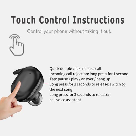 Y30 Stylish Wireless Headphones Sensitive Practical HiFi