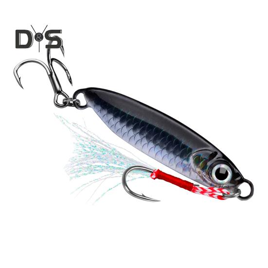 

.4CM/7G 5.5CM/15G 6.1CM/20G 7.1CM/30G приманка для джиггинга с крючком реалистичная приманка для троллинга аксессуары для рыбалки в пресной и соленой воде 20g