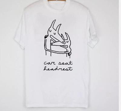 Autositz Kopfstützband Twin Fantasy Schweres Baumwoll Weiß Alle Größen T-Shirt