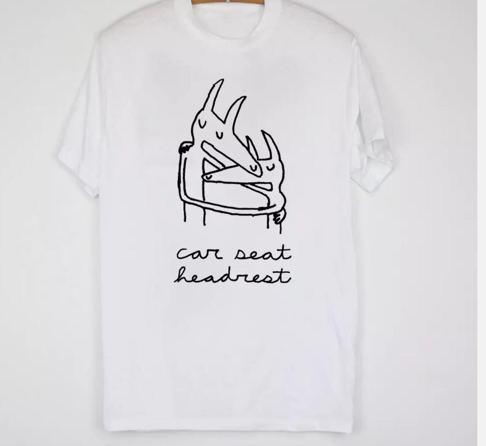 Car Seat Headrest Band Twin Fantasy Heavy Cotton White All Size Shirt