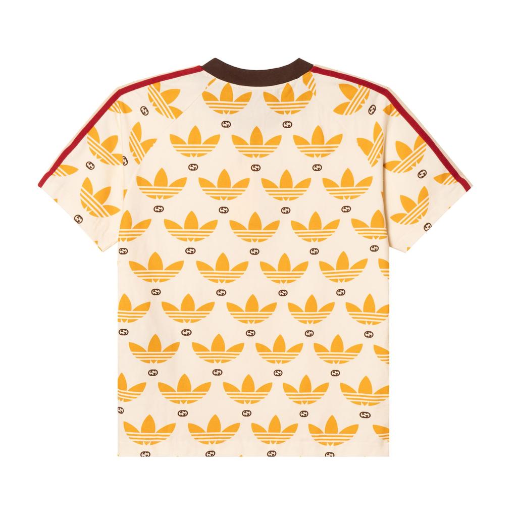 GUCCI x Adidas Originals GUCCI X ADIDAS SS22 T Shirt Unisex Yellow 692114-XJEKN-9175