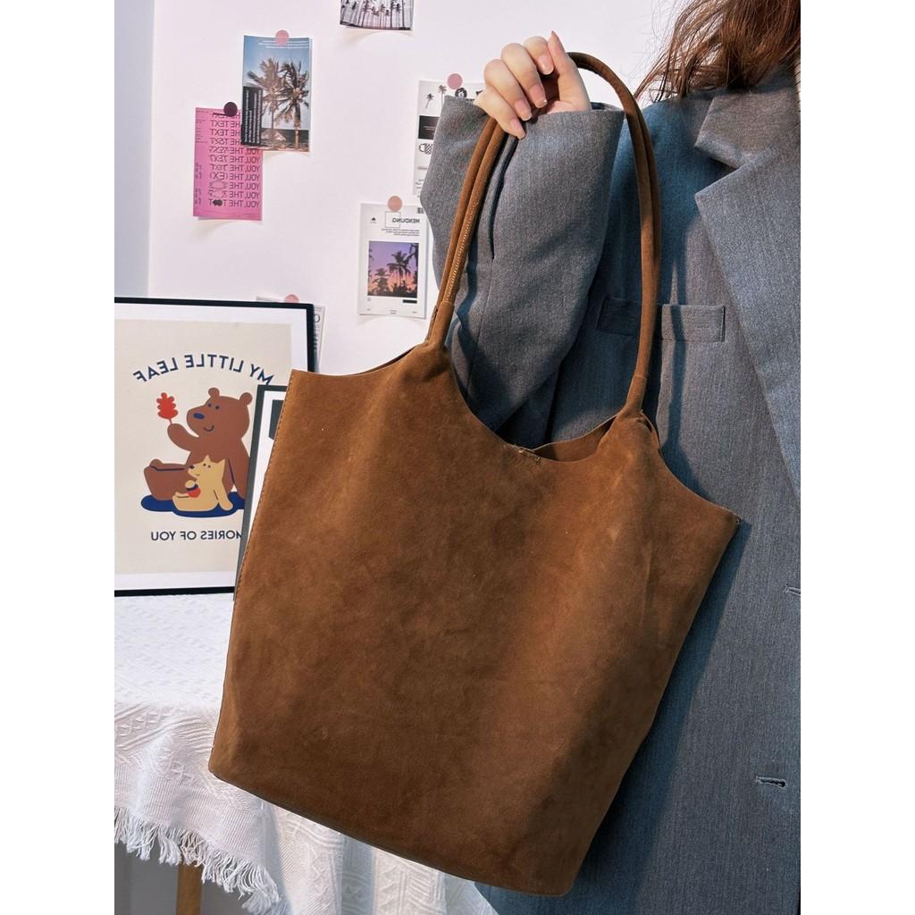 Ielgy Velvet Bread Large Capacity One-Shoulder Underarm Bag Casual All-Match Commuter Support