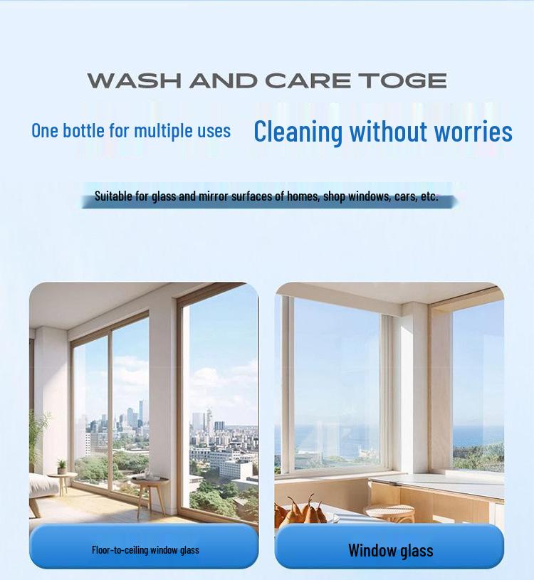 Bathroom Stain Remover: Powerful, Fast-Acting, No-Residue Glass & Mirror Cleaner