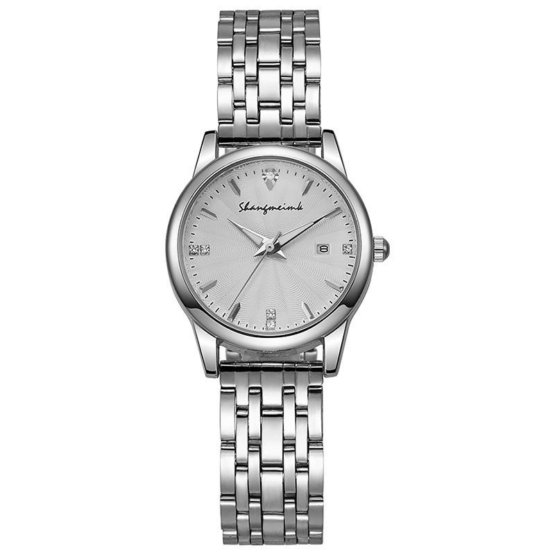 

Новый Дизайн Женские Часы Элегантный Стиль Женские Кварцевые Наручные Часы Топ Роскошные Подарки для Девушек Часы Модные Платья Часы серебряный