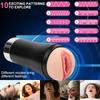 Automatic Male Mastubator-Blowjob Pocket Pussy Handsfree-Stroker Sex Machine Toy