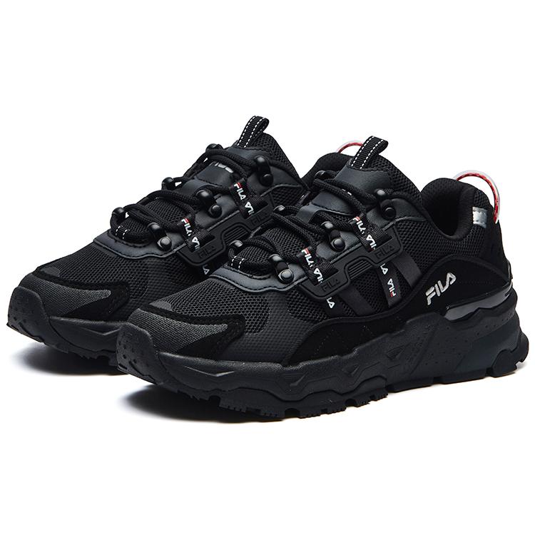 FILA Trek Firefly Shoe Breathable Low top Casual Shoes Women's Black (Unisex) Casual Shoes F12W134155FBK