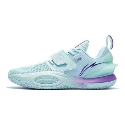 נעלי כדורסל גברים Li Ning All City 10 V2 Cold Blood ריפוד מונע החלקה ריבאונד גפה נמוכה נעלי כדורסל נעלי כדורסל ירוק גל מים ABAS059-4