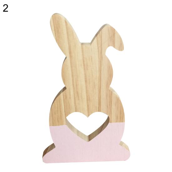 

Сосновое дерево кролик полые звезды сердце украшения дома Настольный Крытый орнамент