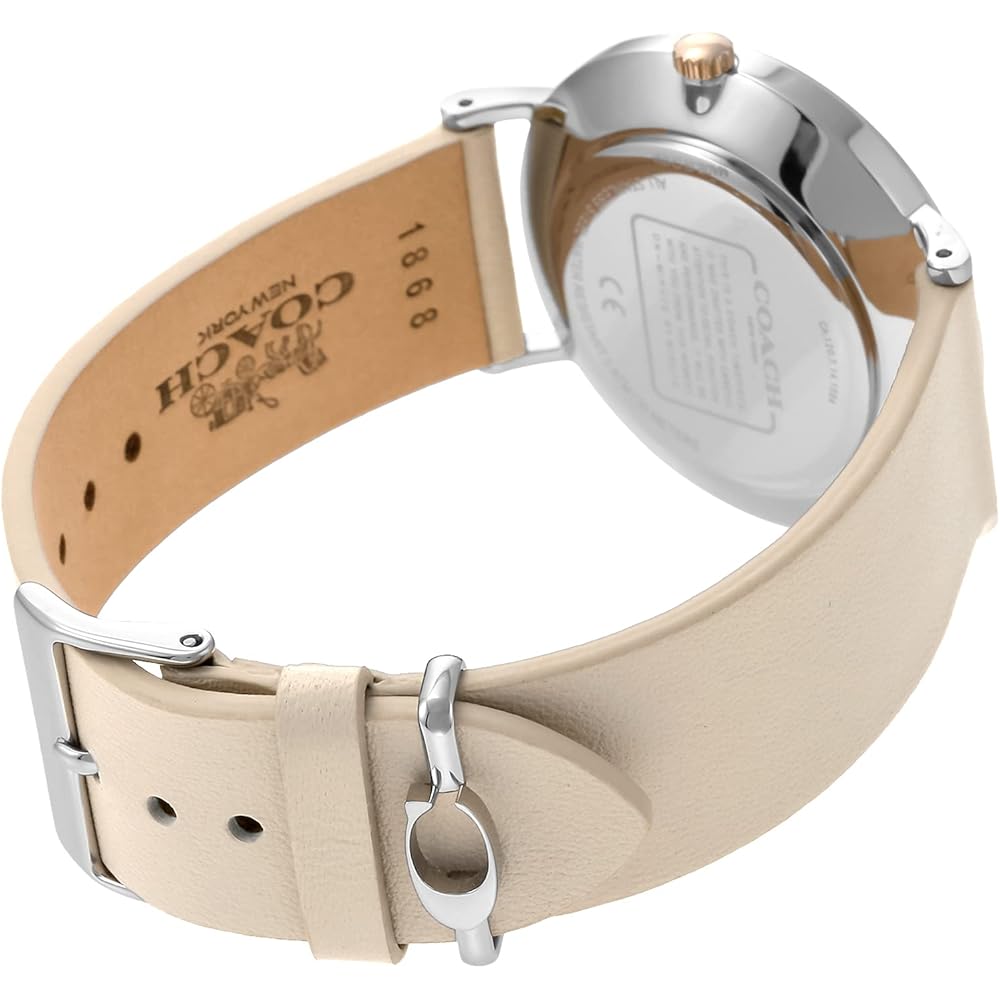 Coach Perry Women's Watch Silver Dial Stainless Steel Quartz 14503116 Beige