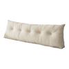 Headboard Wedge Pillow Bedhead Triangular Headboard Pillow Ergonomic Backrest Bolster Cushion with Side Pocket for Dorm Bed Sofa