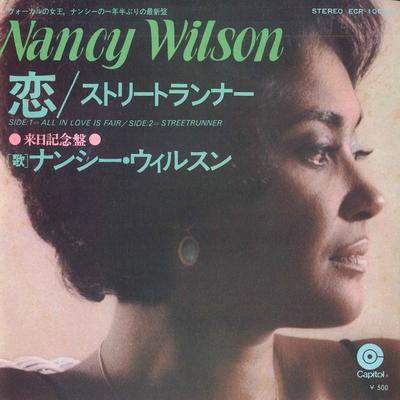 7-Zoll-Schallplatte NANCY WILSON - All In Love Is Fair / Streetrunner ECR10632 CAPITOL 1974 Japan Pop Gebraucht