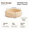 Round Shape Bangle Bracelet Resin Wrist Ornament New Wrist Band  Gift Pick