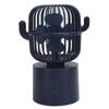 Cactus Handheld Fan Mini Oscillating USB Left Right Auto Rotation Quiet Operation for Desktop