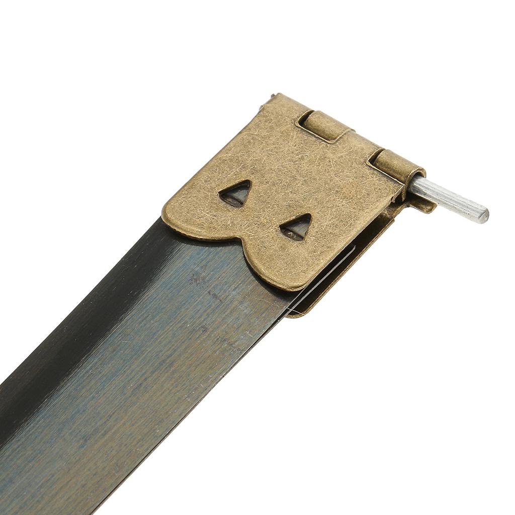 10x Shrapnel Purse Making Supplies Metal Frame , Bronze, 10x1.4 cm