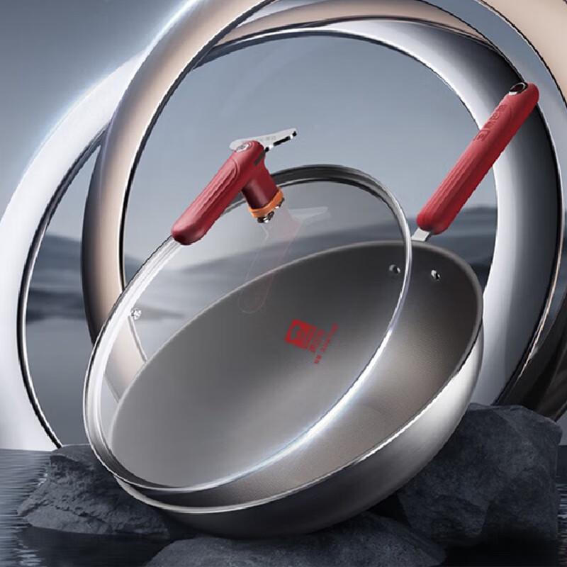 Kangbach Titanium Shield 304 Stainless Steel Nonstick Wok