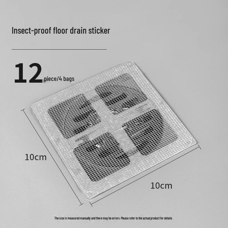 Anti-Clogging Floor Drain Hair Catcher and Insect-Proof Mesh Filter for Bathroom and Kitchen