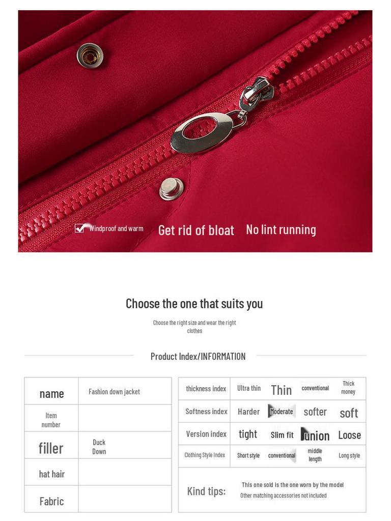 2025 Stilvolle mittellange Daunenjacke für Frauen mittleren Alters - Modisch, Übergröße, Dicke Winter-Oberbekleidung für Mütter und Großmütter