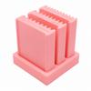 3 Pieces Double-Sided Clay Roller Uniform Bead with Storage Holder