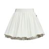 Originali Gonna a Bolle Moda Semplice Ampia Versatile Casual Gonna Corta Donne Gonne Han-Giada-Bianco KD8123