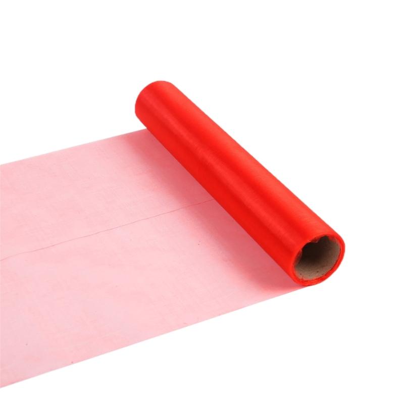 Tulle Roll Floral Wrapping Mesh Flower Bouquet Gift Packaging Supplies Gauze Curtain Roll for Wedding Party Background