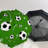 Soccer Ball Pattern Automatic Opening/Closing Umbrella - Portable Tri-Fold Design with 8-Bone Iron Frame - Outdoor Rain Gear for Fans, Trave