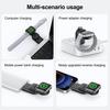 Mini Watch Wireless Charger for Apple Watch Series 270 Degrees Rotation Lightweight Portable Travel USB-C Smartwatch Charging Dock Stand
