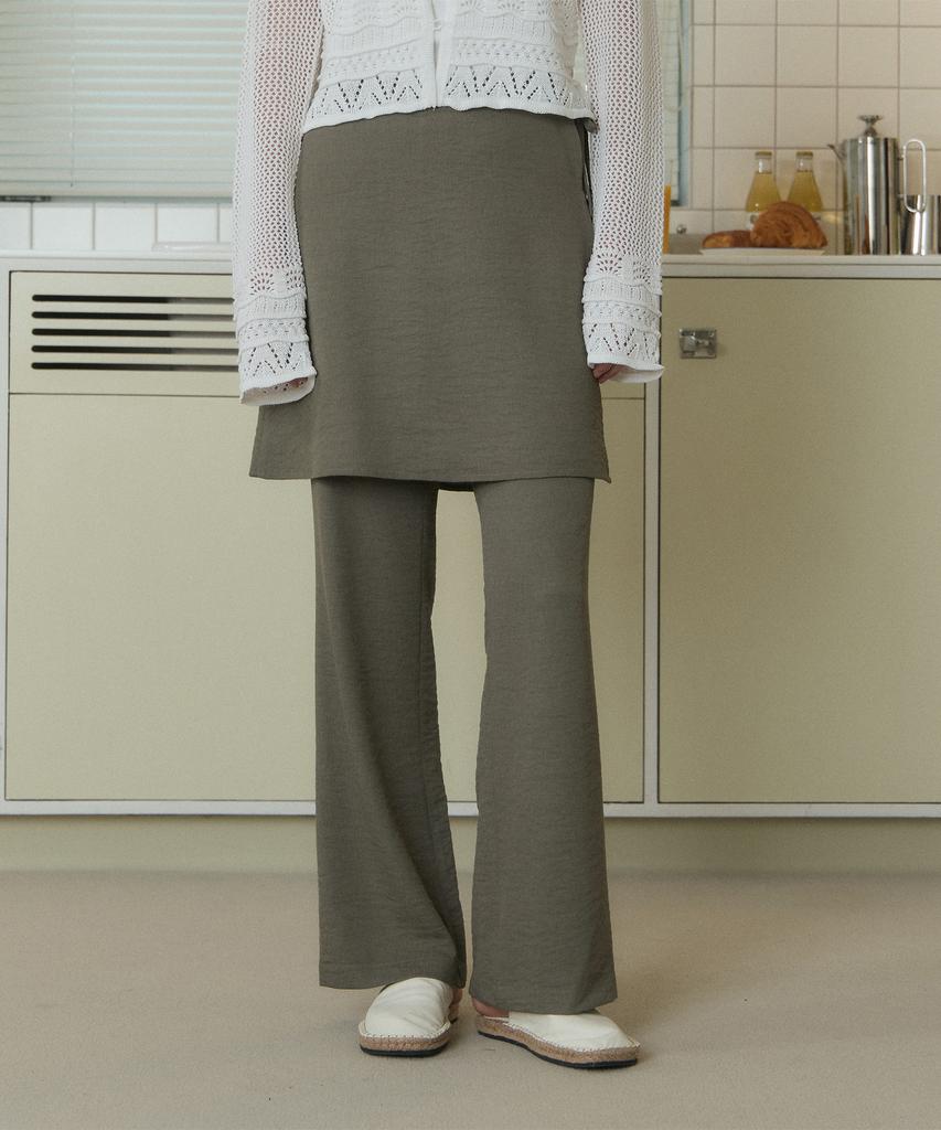 JUCYJUDY Two-In-One Wrap Bootcut Pants Jzpt321I