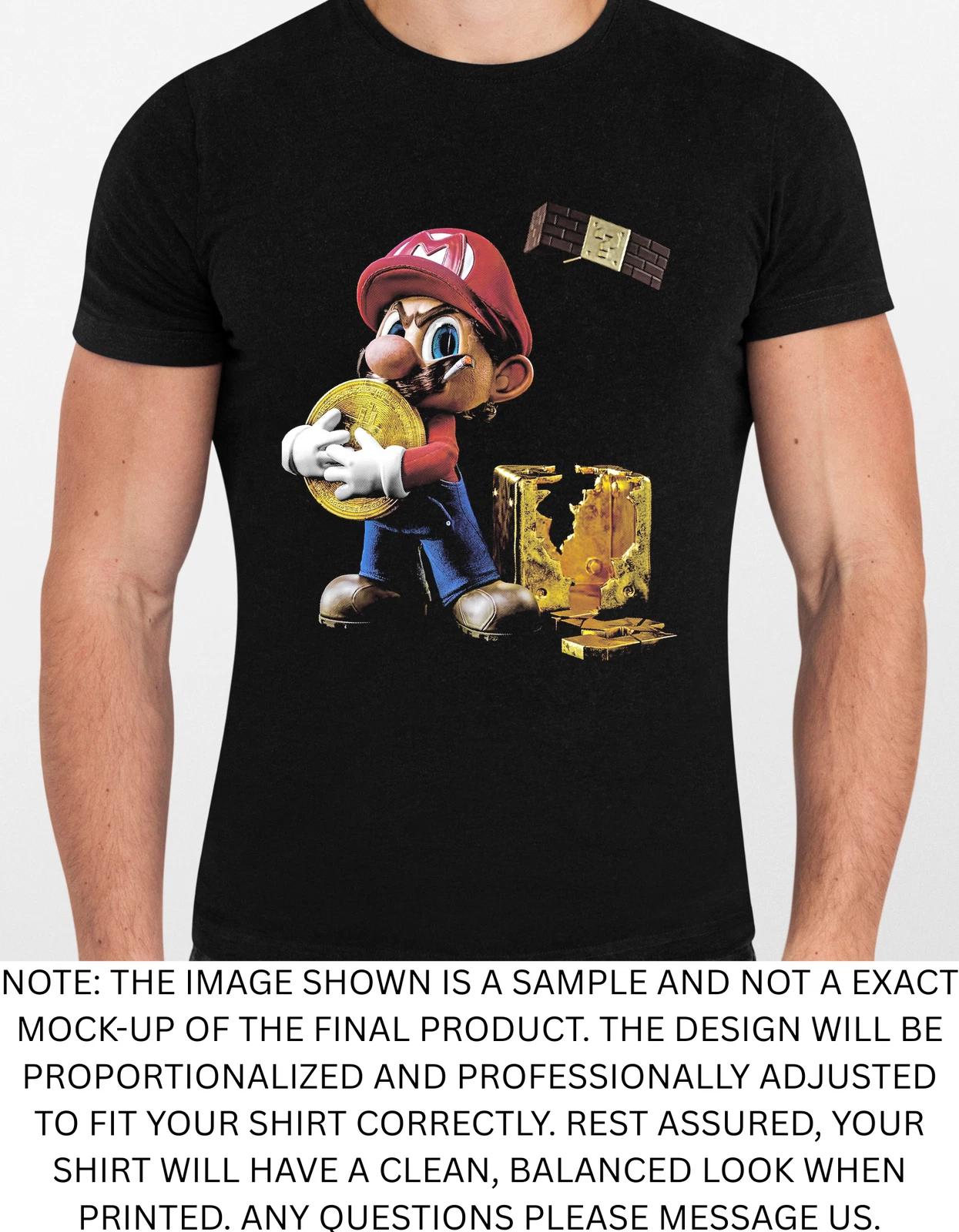 Men s and Women s T-shirts Mario 1 Graphic M