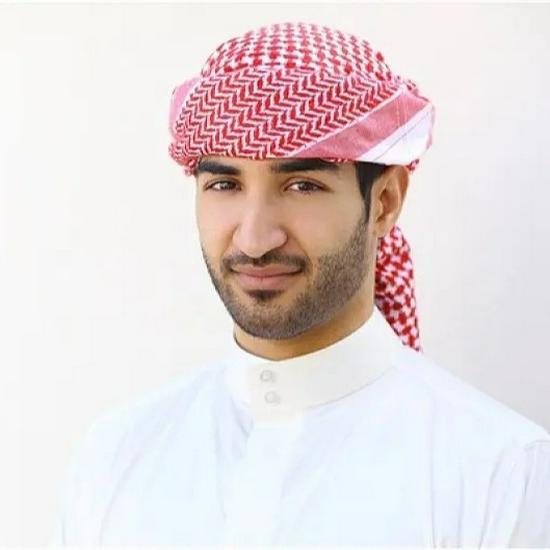 Men's Classic Jacquard Arab Headscarf - Ethnic Middle Eastern Square Scarf