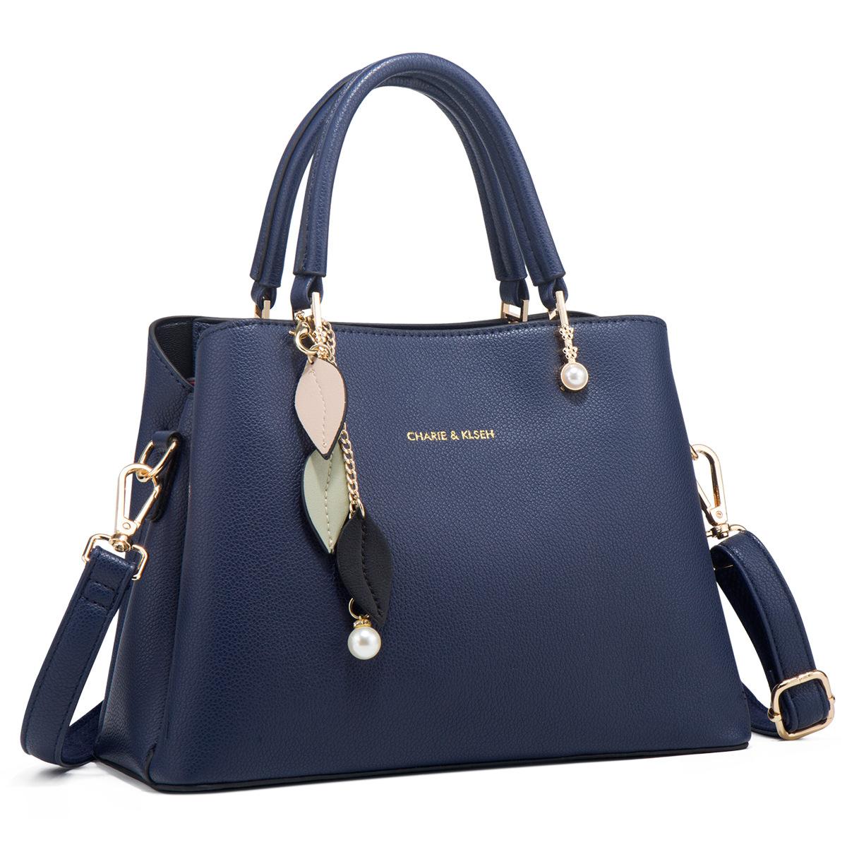 Mother S Day Free Mother Bag Atmospheric Mother-In-Law Lady Medium Handbag Atmospheric Messenger Bag темно-синий