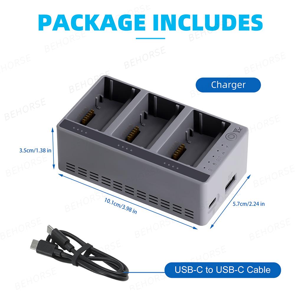 Battery Charger For DJI Mini 5 Pro 100W Fast Charging Manager For DJI Mini 5 Pro/Mini 4 Pro/Mini 3 Pro/Mini 3 Drone Accessories