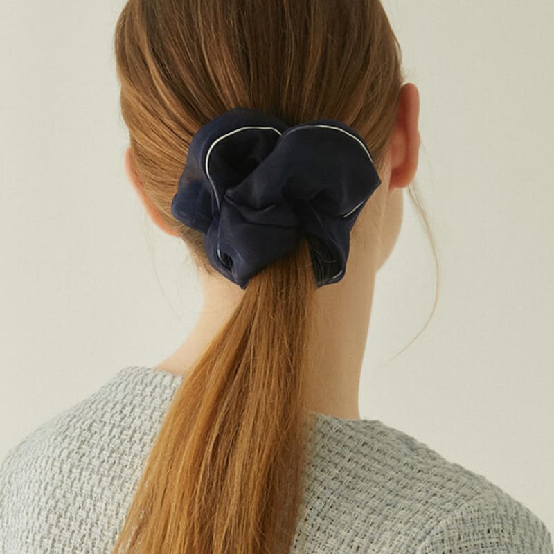 

J.ESTINA LALA J Органзовый Скранч для волос - Полуночный синий (JALJHS2BF819FA000) single type