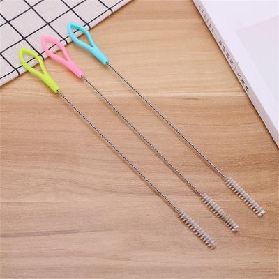 Stainless Steel Tube Brushes Straw Set For Drinking Straws Glasses Keyboards Jewelry Cleaning Brushes Clean Tools