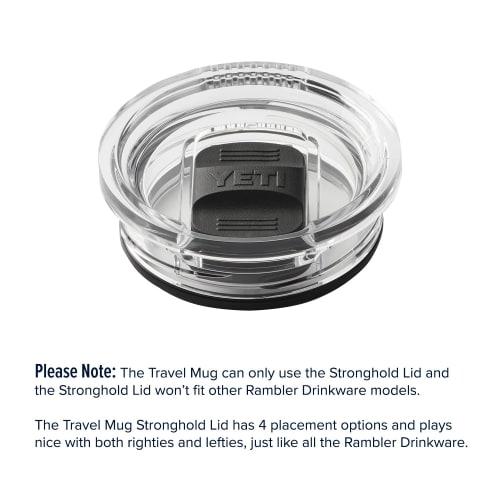 YETI Rambler 30 oz Travel Mug, Stainless Steel, Vacuum Insulated with Stronghold Lid, Charcoal