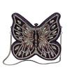 Green Diamond Evening Clutch Little Butterfly Bling  Purse Silver/Gold Crystal Wedding Party Purses Bridal Handbags
