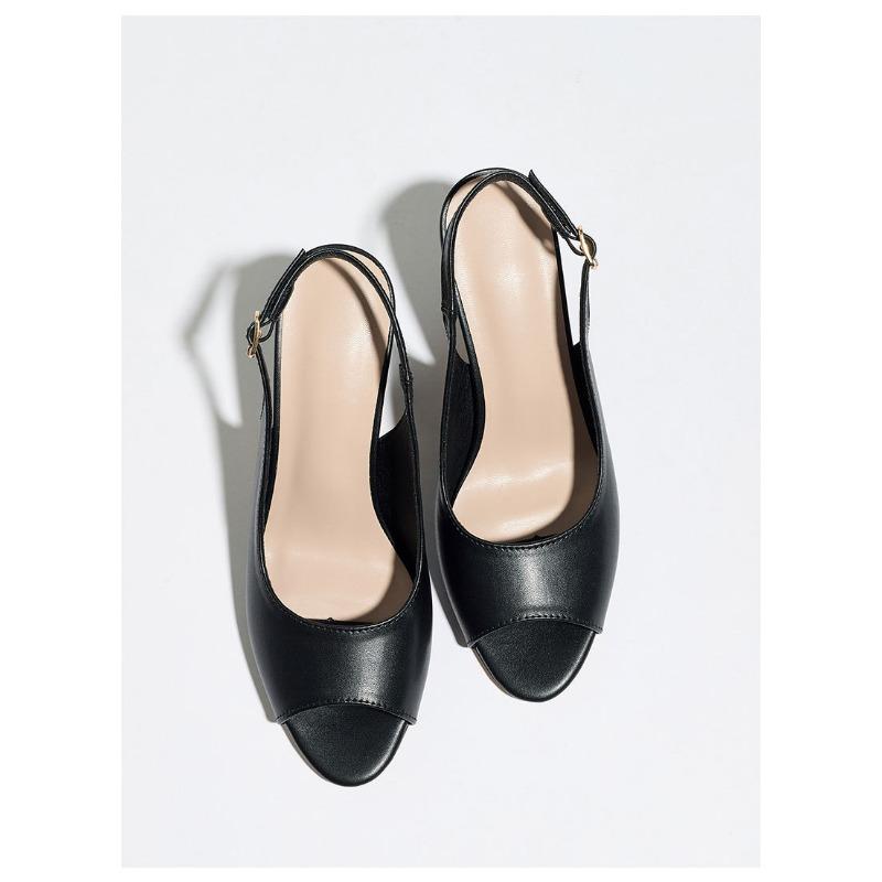 Women S European Style Open Toe Chunky High Heel Sandals Plus Size