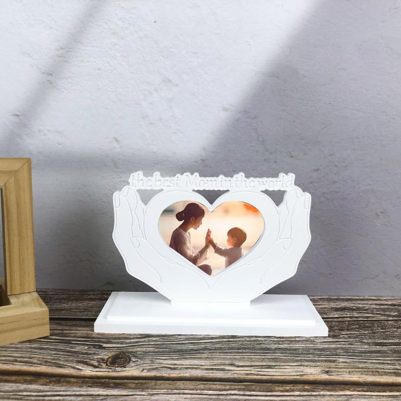 Heart Shaped Epoxy Resin Frame Mold Flexible Heart Frame Ornament Mold For Crafting Unique Home Decors And Keepsakes