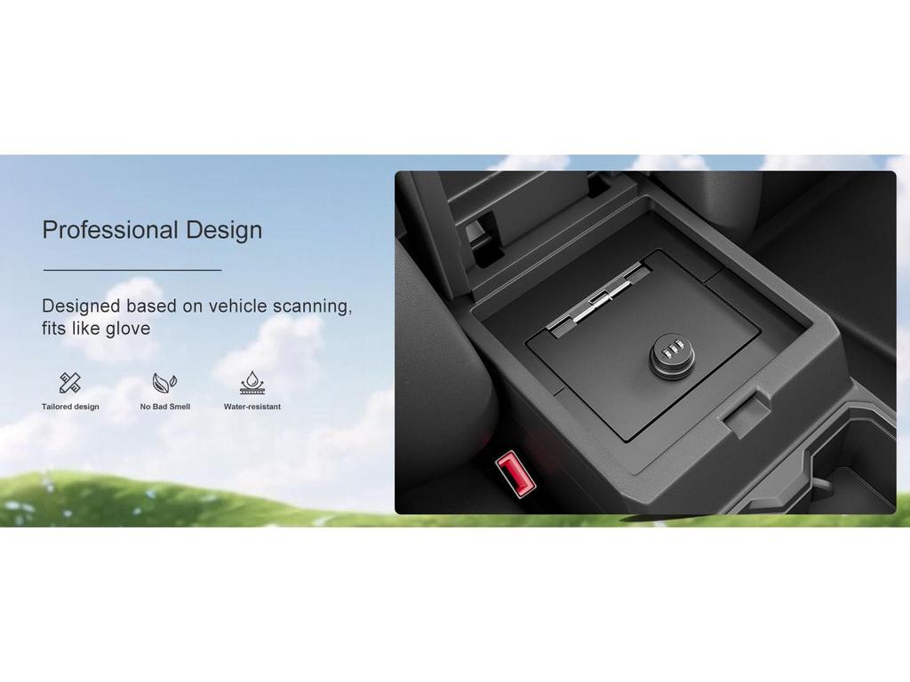 Toyota Car Center Console Armrest Box Safe for Cross-border Security