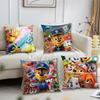Cartoon P-Paws P-Patrol Pillow Case Living Room Accent Couch Back Support Square Lounge Restful Nap Companion