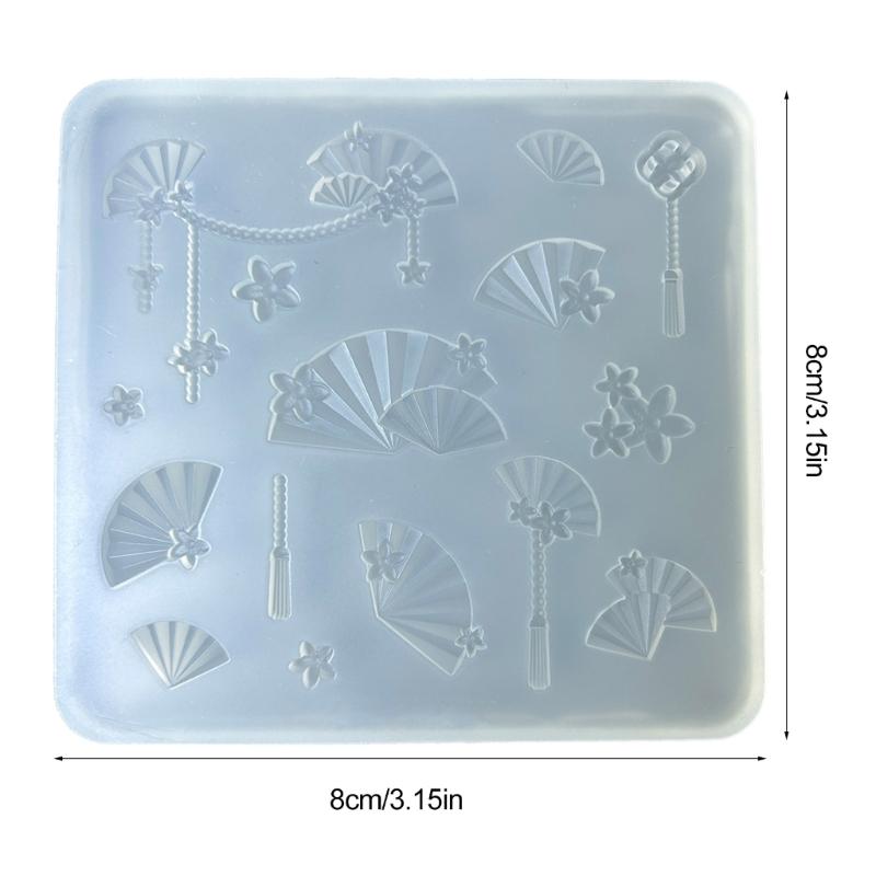 Silikonform Süßigkeitenformen Schokoladenherstellungsformen Fondantformen Fächerformformen Dessertzubehör Silikonstruktur