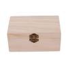 Christmas Box 1pcs/3pcs Plain Wooden Square Household