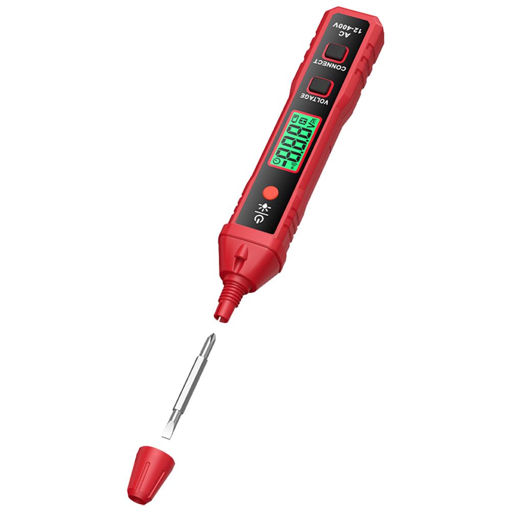 

- Non-Contact AC Voltage Tester LCD Electric Pen 12-400V Digital Voltage Detecto